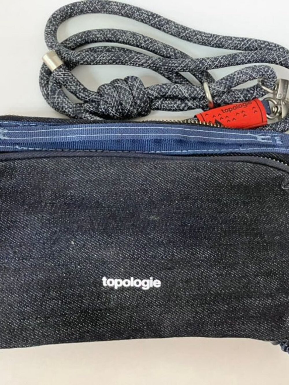 Pre-owned Topologie Denim Crossbody Bag Shoulder Bag Phone Small Bag Unisex